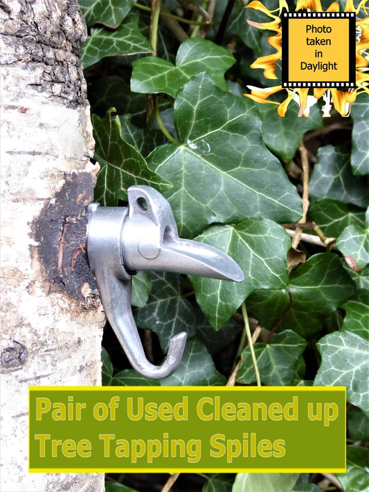 Used Cleaned Cast Ferrous Tree Sap Spile for Bushcraft - Hugginsattic