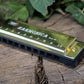 10 Note Harmonica in C ideal for around the campfire or anywhere you fancy Harmonica Hugginsattic Gold   [Huggins attic]