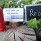 1mm Waxed Thread Bobbin 50m for Leathercraft - Various Colours Waxed Thread Huggins Attic Red   [Huggins attic]
