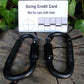 2 x Black Smooth Screw gate Carabiners not for climbing or heavyweights  Huggins Attic    [Huggins attic]