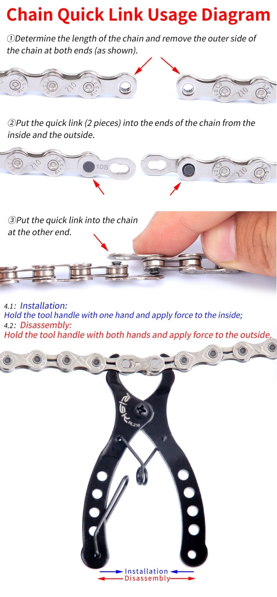 Chain Pliers Cycling Bike Repair Hand Tool Chain Pliers Huggins Attic    [Huggins attic]