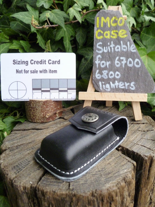 IMCO Lighter Case - Genuine Leather replica Lighter case Huggins Attic    [Huggins attic]