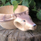 Wooden kuksa mugs with carved animal handles Kuksa Hugginsattic Deer   [Huggins attic]
