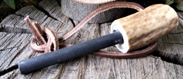 Antler Roll Handled Firesteels for Bushcraft or Survival - Hugginsattic