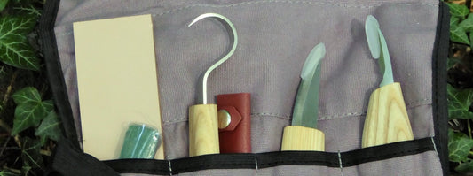 Set of 5 Carving Knives (For Spoons etc) - Hugginsattic