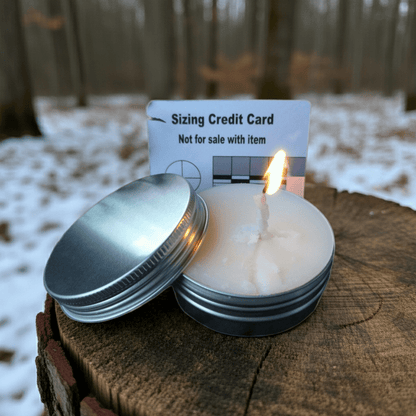 60ml Screw Lid Tin Tallow Candle for survival. Candle Huggins Attic [Huggins attic]