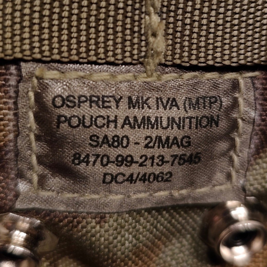 Ammunition SharpShooter MTP Pouch, Single Mag (Osprey Mk4) - Hugginsattic