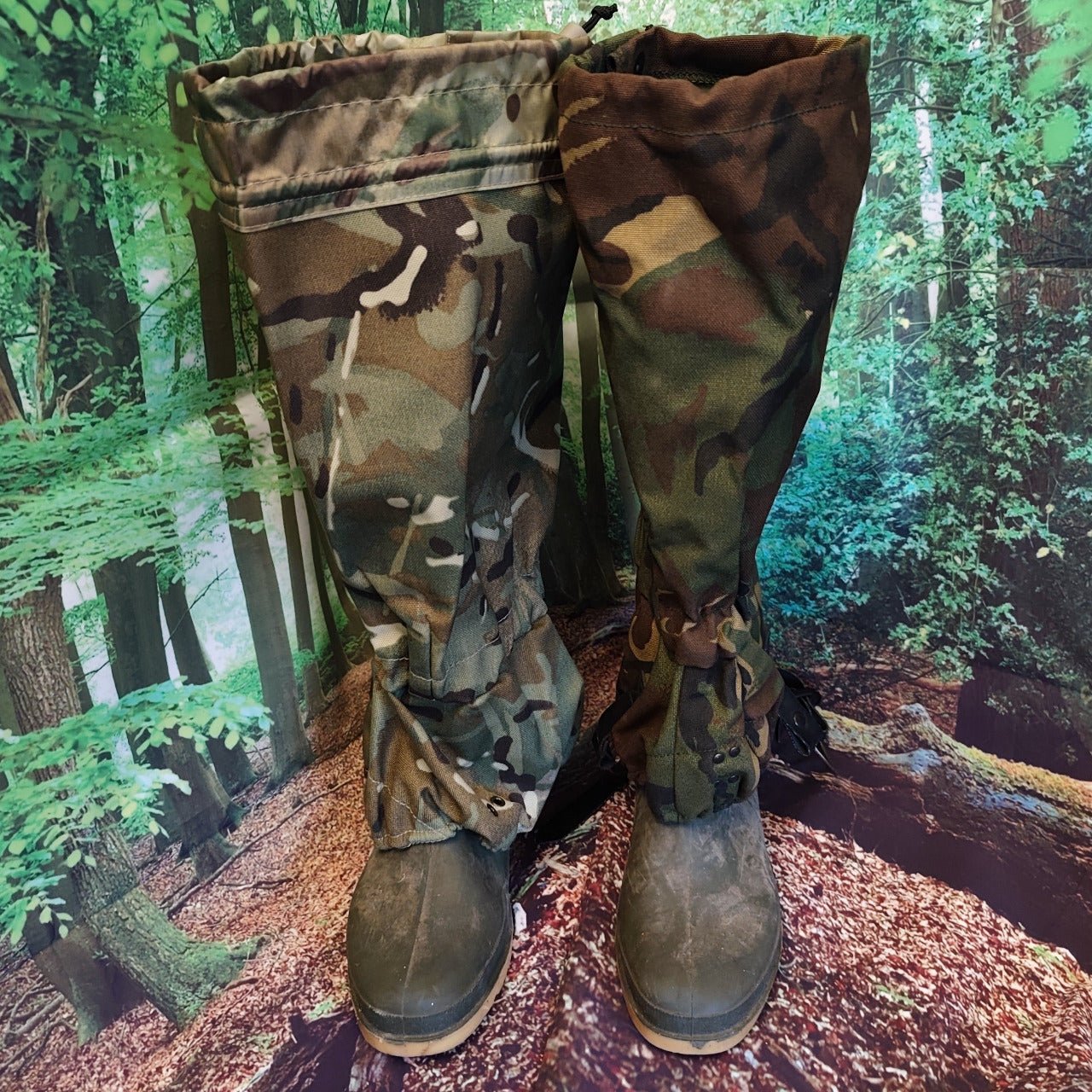 Army Surplus Gaiters in choice of MTP or DPM - Hugginsattic