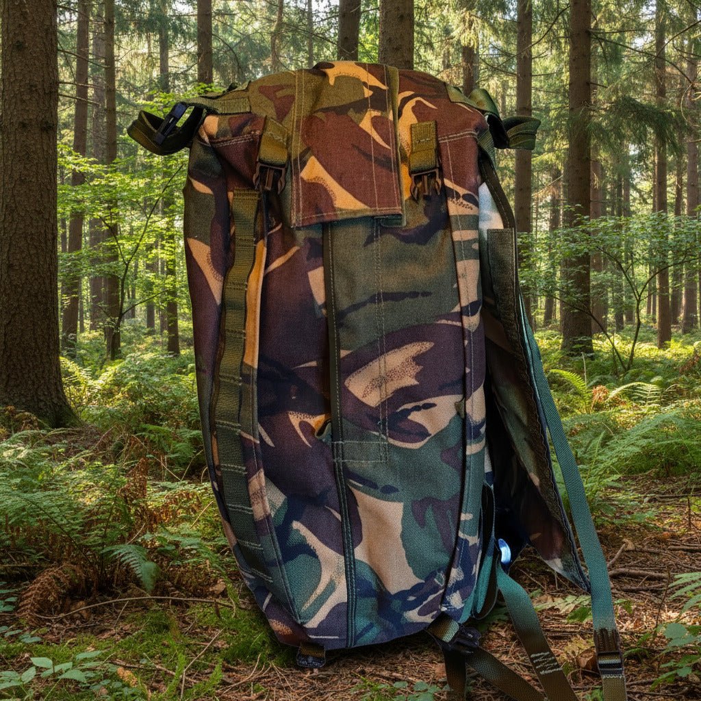 British Army Bergen/Rucksack O/A DPM IRR Turtle back Woodland - Hugginsattic