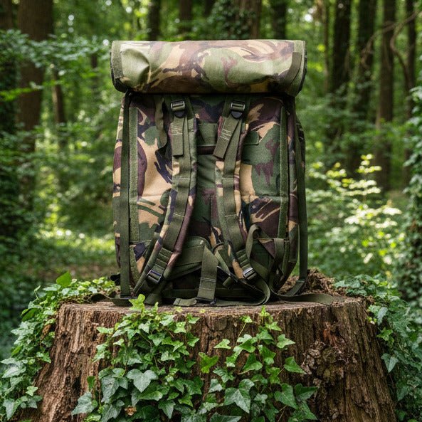 British Army Bergen/Rucksack O/A DPM IRR Turtle back Woodland - Hugginsattic