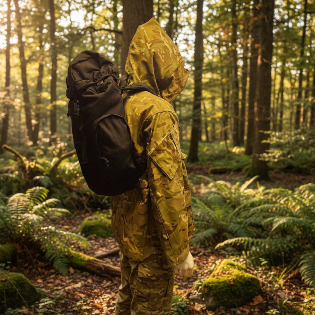 British Army Rucksack 30L - Black Field Pack Day Rucksack 30L - Hugginsattic