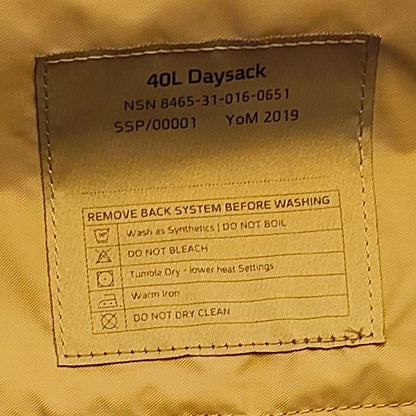 British Army Virtus 40L General User (GU) Daysack - Hugginsattic