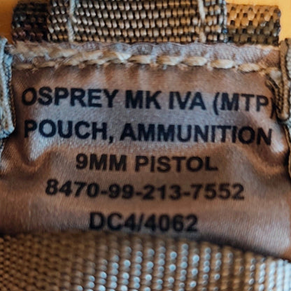 Osprey MK IVA (MTP) Pouch, Ammunition 9mm Army Surplus Hugginsattic [Huggins attic]