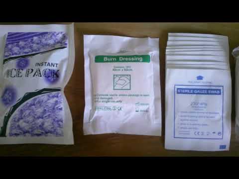 First Aid kit for Bushcraft, Campers, Hikers, First Aid Hugginsattic [Huggins attic]