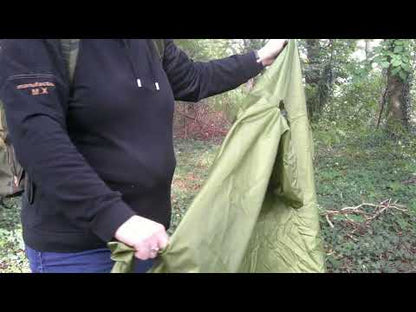 Large Poncho for over a person wearing a rucksack Poncho Hugginsattic [Huggins attic]