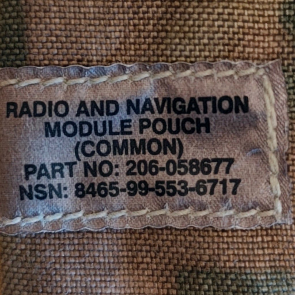 Radio and Navigation Module Pouch (common) Army Surplus Hugginsattic [Huggins attic]