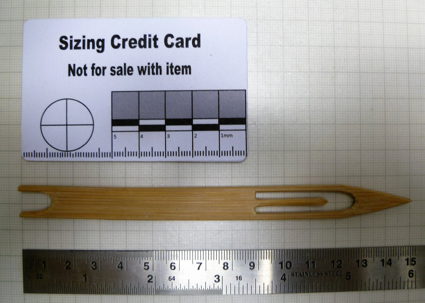13mm x 150mm Bamboo Net Needles for making or Repair  Huggins Attic    [Huggins attic]