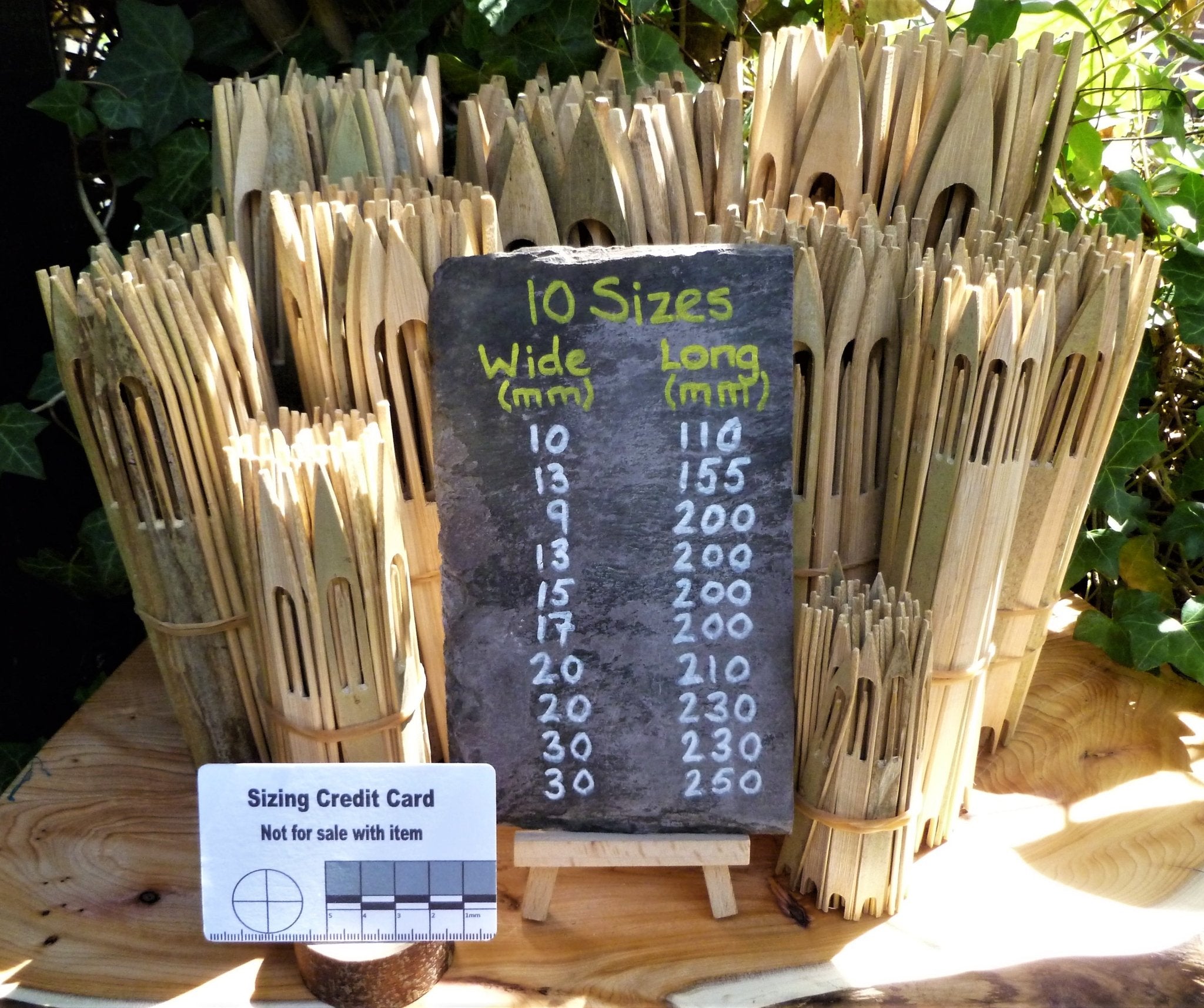 17mm x 200mm Bamboo Net Needles for making – Hugginsattic