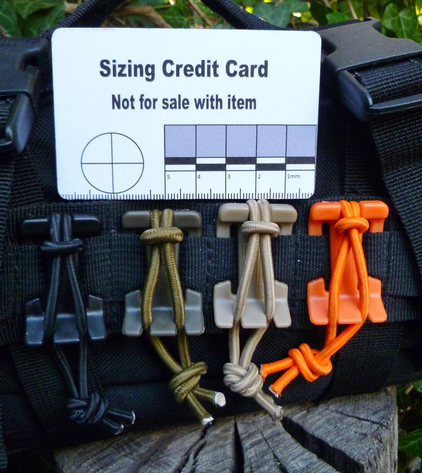 2 x Coloured Molle clips are ideal for use with Molle systems Molle Clip Huggins Attic    [Huggins attic]