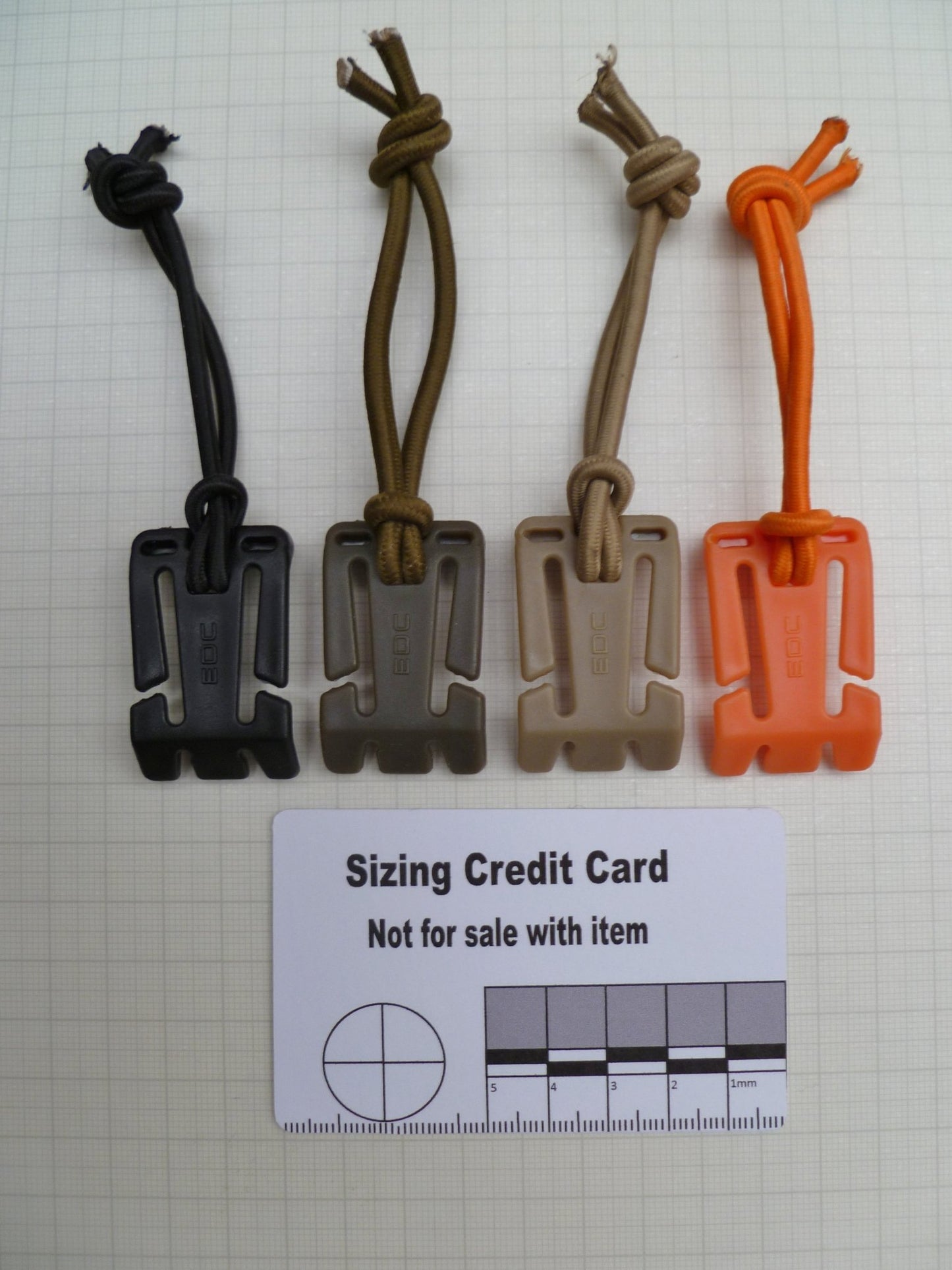 2 x Coloured Molle clips are ideal for use with Molle systems Molle Clip Huggins Attic    [Huggins attic]