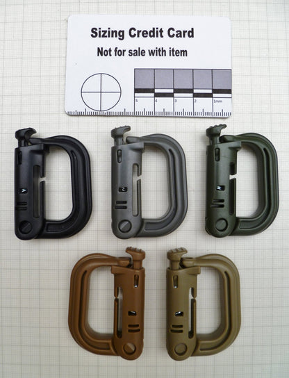 Pair of Grimlock Molle clips in 5 Colours Grimlock Huggins Attic    [Huggins attic]