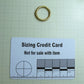 21mm Welded Brass rings leathercraft hardware Brass Ring Huggins Attic    [Huggins attic]
