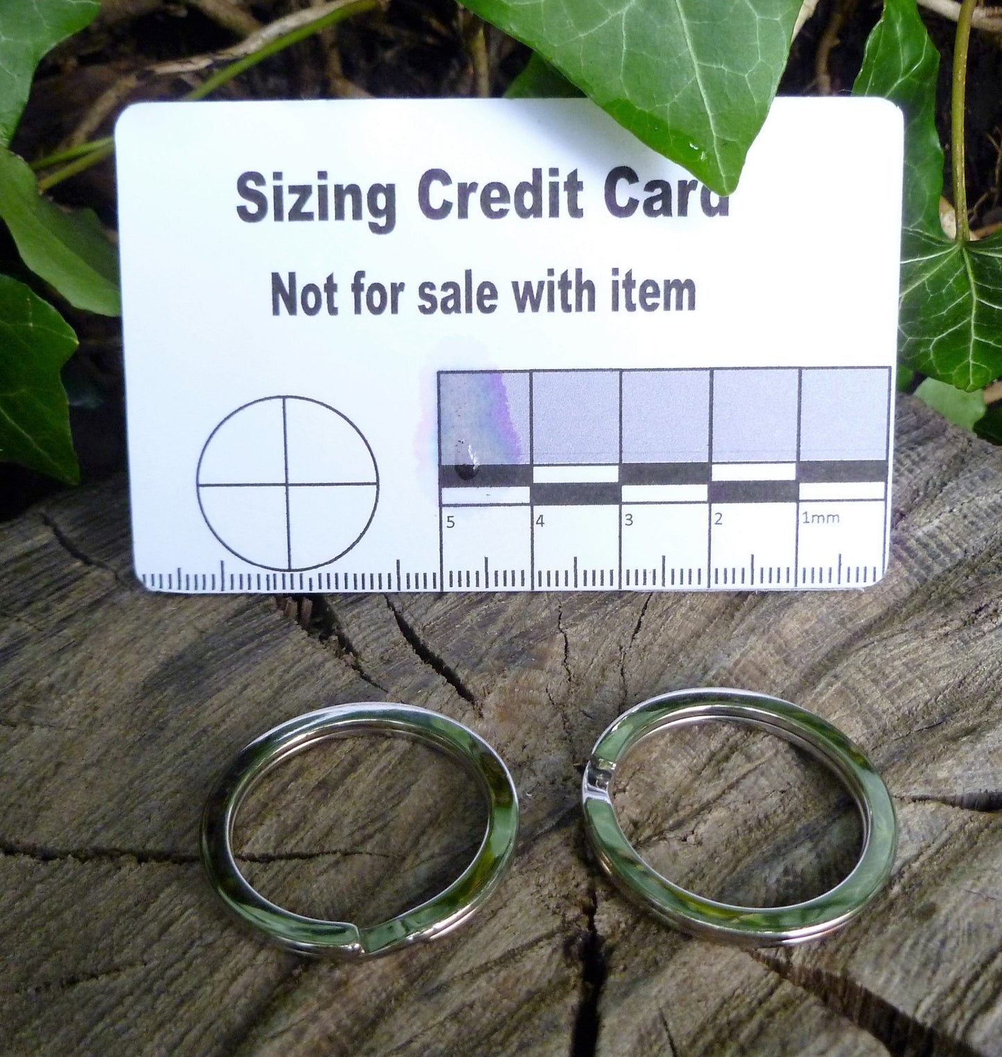 24mm (Int) Nickel Flat Split ring leathercraft Split ring Huggins Attic 2 - Rings   [Huggins attic]