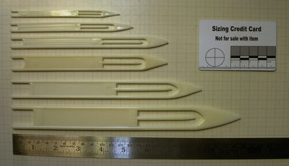 Net Needles for repair or making sizes 3 to 8 Net Needle Huggins Attic    [Huggins attic]