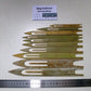 9mm x 200mm Bamboo Net Needles for Net making or Repair  Huggins Attic    [Huggins attic]