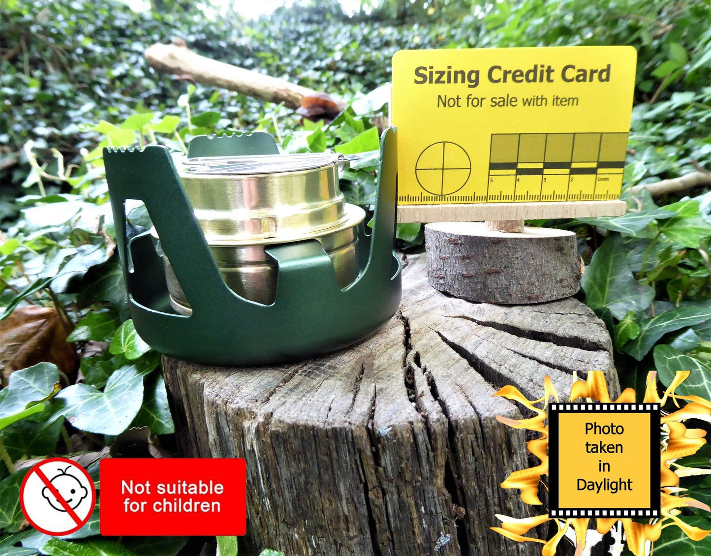 Alcohol Stove Spirit Burner easily portable Stove Huggins Attic Green   [Huggins attic]