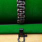 Paracord Buckle Bracelet kits with choice of colours Paracord Huggins Attic Army Camo Shiny Black Buckle  [Huggins attic]