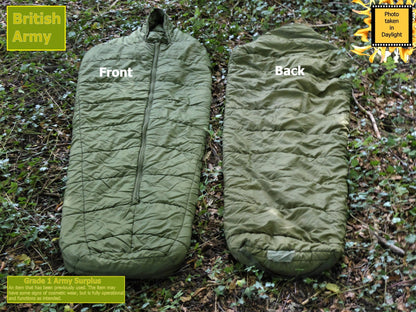 Army Surplus Arctic Sleeping Bag - temps to -30°C Sleeping Bag Huggins Attic    [Huggins attic]