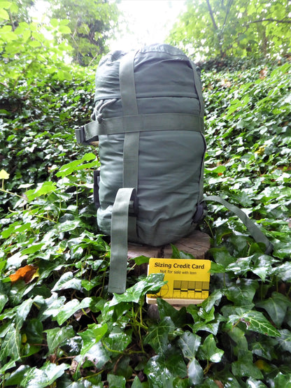 Army Surplus Comp Sack for Jungle Sleeping Bag Compression Sack Huggins Attic    [Huggins attic]