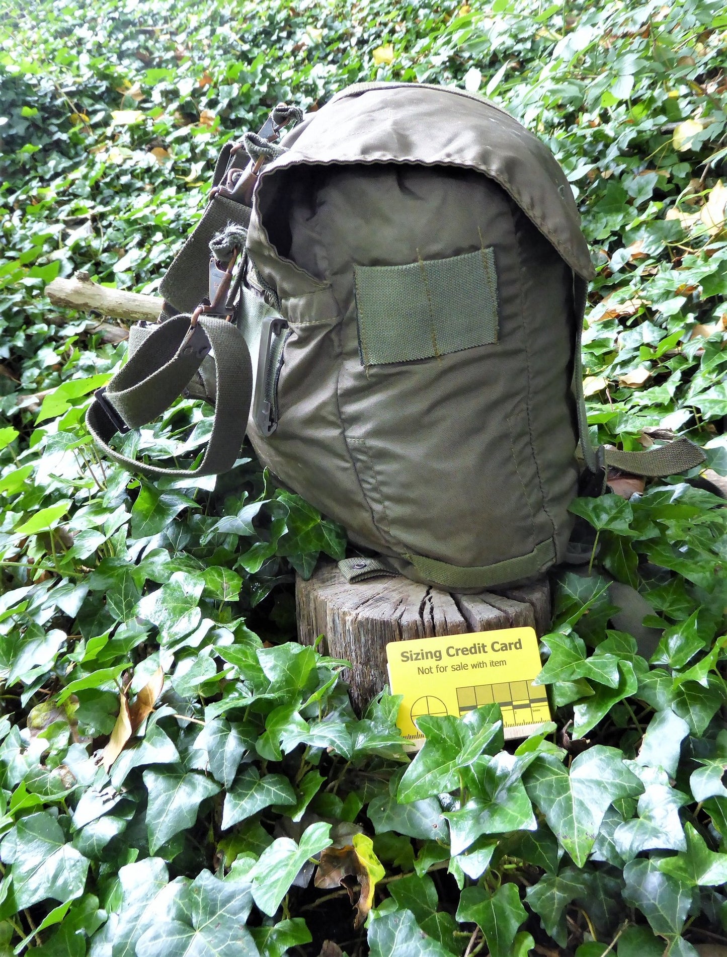 Austrian Olive Drab Daysack Rucksack Backpack Daysack Huggins Attic    [Huggins attic]