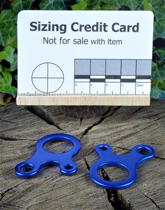 Blue buckle loop button guy line tensioner choice of quantity - 2, 4 or 6 Buckle Loop Huggins Attic 2   [Huggins attic]
