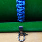 Paracord Buckle Bracelet kits with choice of colours Paracord Huggins Attic Blue Gun metal Buckle  [Huggins attic]