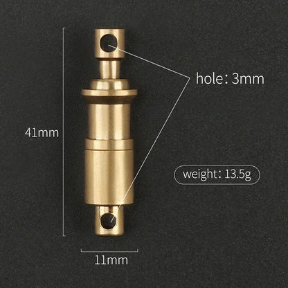 Brass Quick Release Keyrings - EDC tools Keyring Huggins Attic    [Huggins attic]