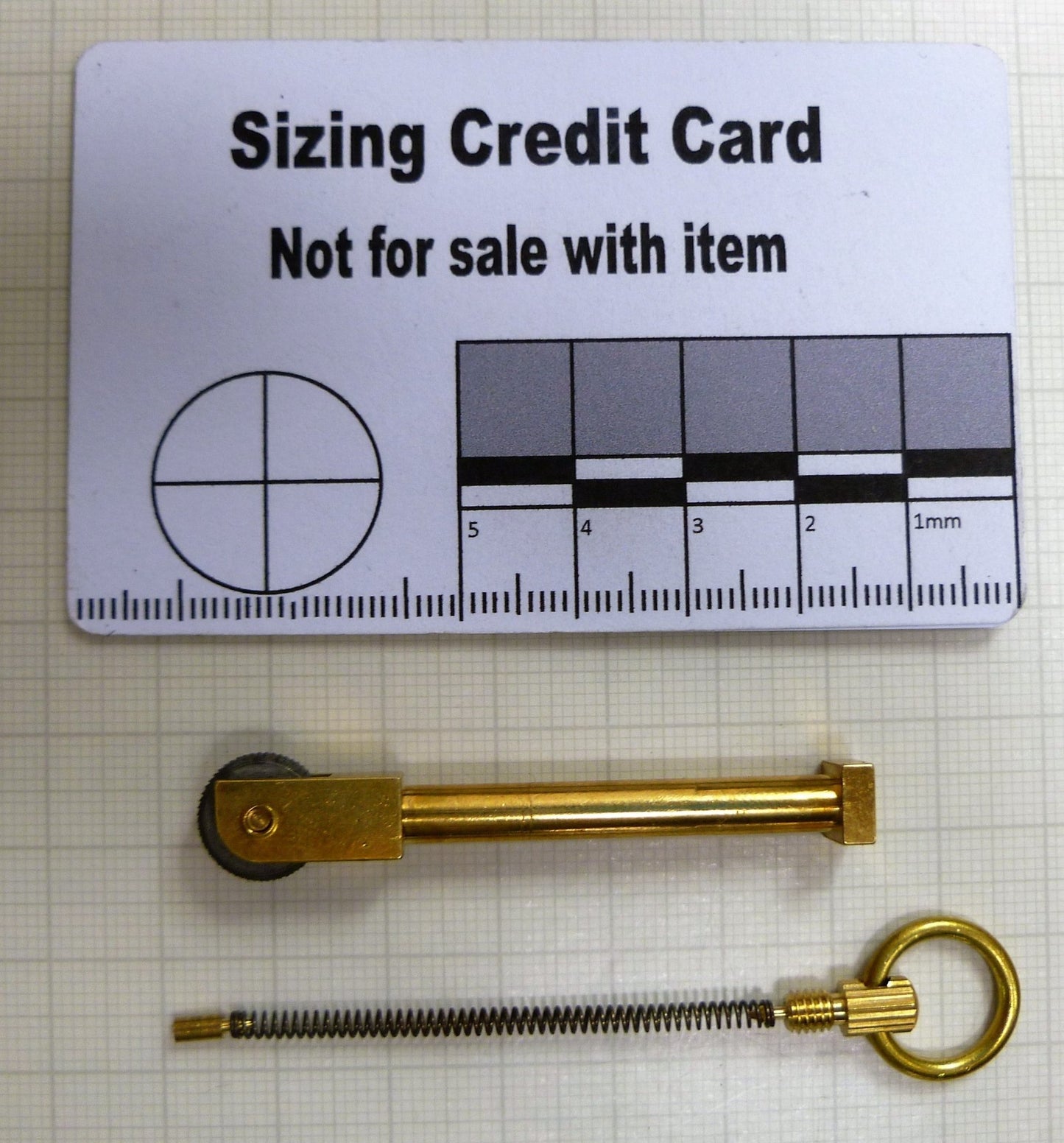 Brass Sparker, bronze split ring & tinder maker Sparker kit Huggins Attic    [Huggins attic]