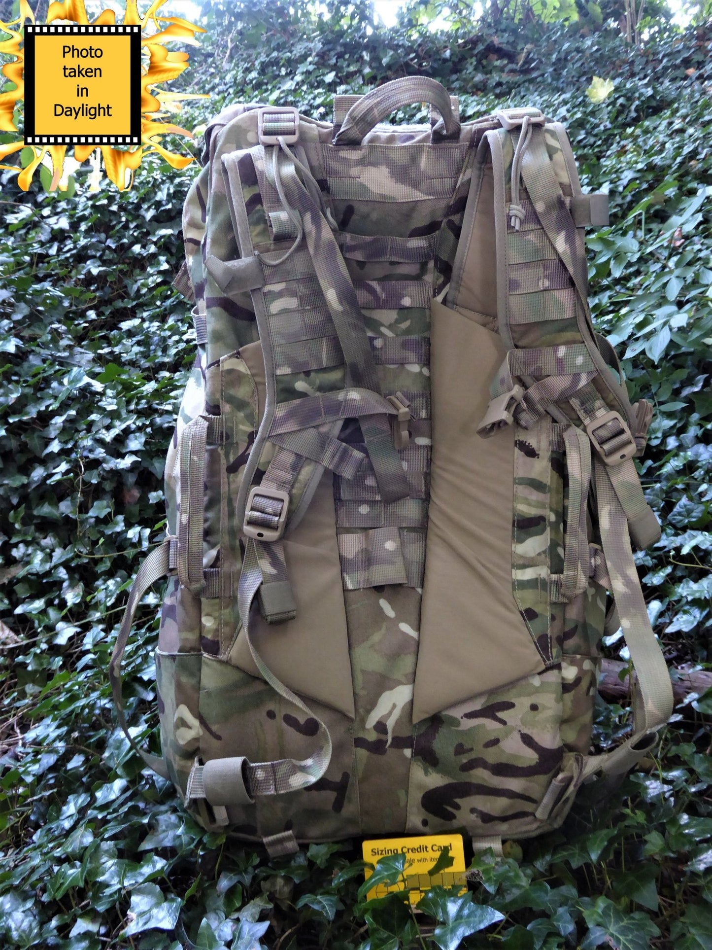 British Army Surplus MTP Virtus Bergen 65 litre main sack, with double zip entry to top and bottom. Bergen Huggins Attic    [Huggins attic]