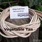 Bundle of 10 Leather Thongs. Min 100cm long - Various Colours Leather Thong Huggins Attic Vegetable Tan   [Huggins attic]