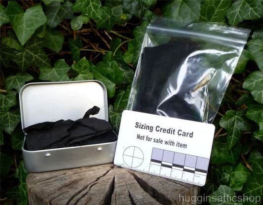Char cloth in a 50ml Hinged tin + Refill Bag Tinder Huggins Attic    [Huggins attic]