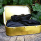 Char cloth in a Tobacco Tin + Refill Bag Tinder Huggins Attic    [Huggins attic]