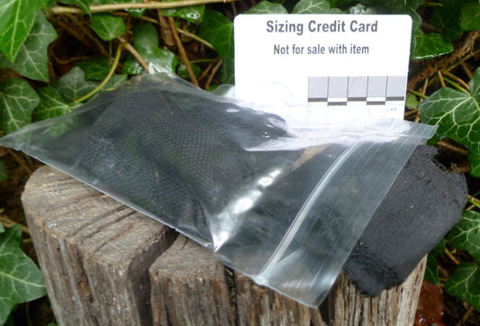 Char cloth in re-sealable Bag for Firelighting Tinder Huggins Attic    [Huggins attic]