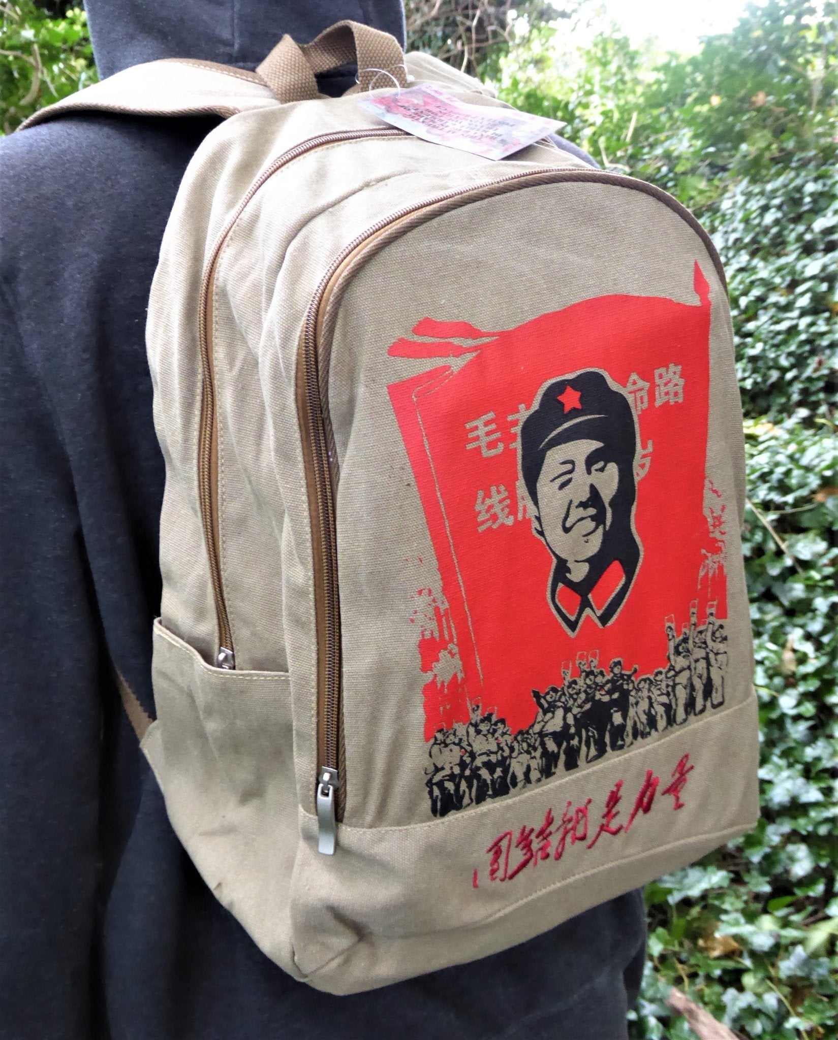 Chinese Daysack Rucksack with Chinese graphic | Hugginsattic