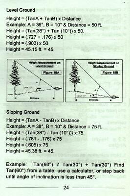 Compass in Case & Instructions with Clinometer Compass Huggins Attic    [Huggins attic]