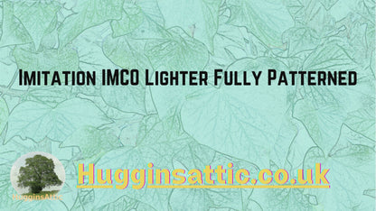 IMITATION IMCO 6800 Patterned Lighter,with candle Lighter Huggins Attic [Huggins attic]