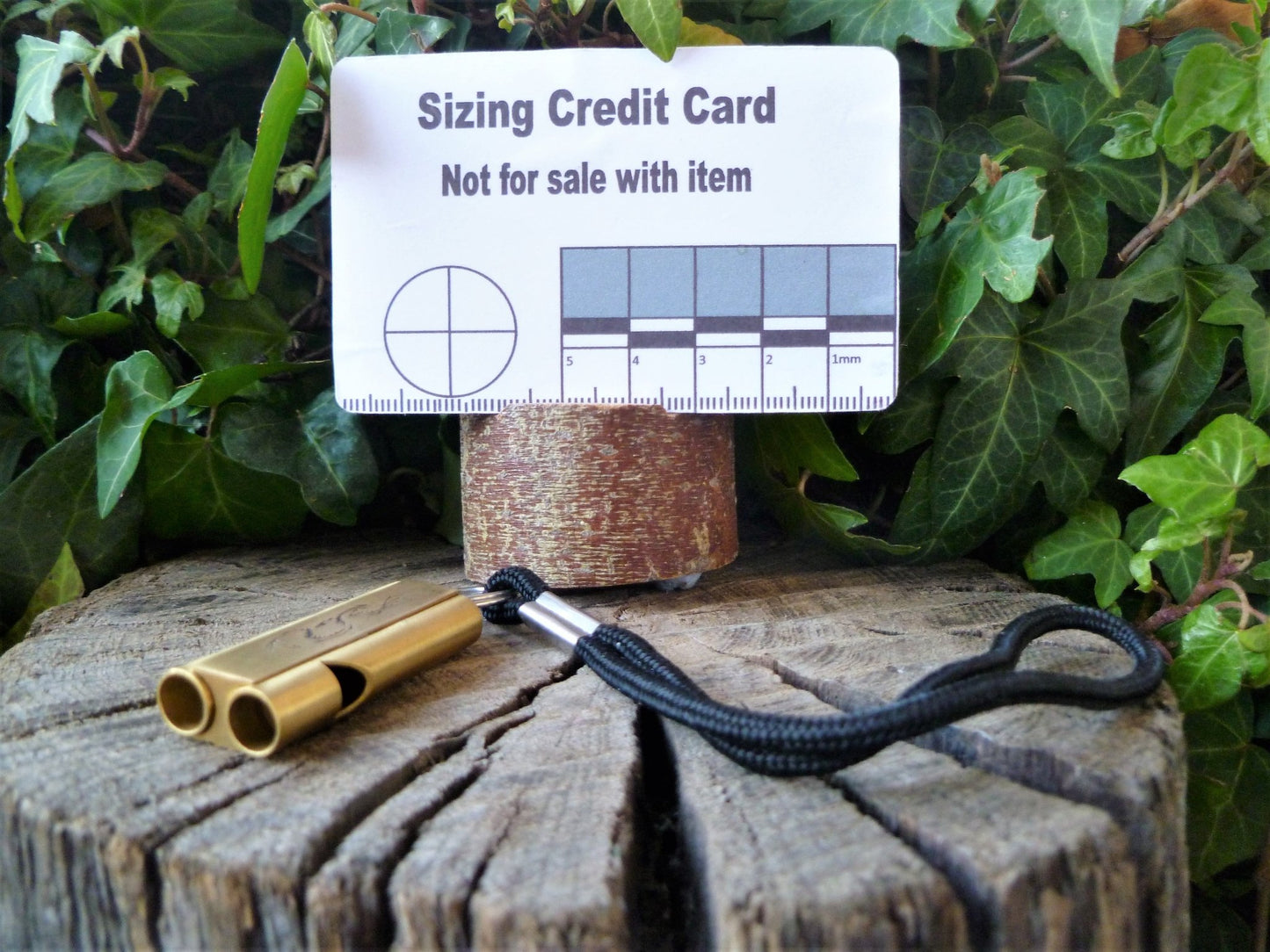 EDC Brass Double Pipe Whistle attach them to your keyring  Huggins Attic    [Huggins attic]