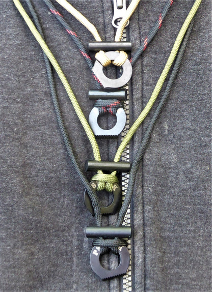 Firesteel toggle necklace, scraper, paracord Firesteel Hugginsattic    [Huggins attic]