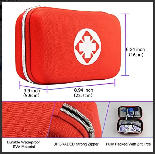 First Aid kit for Bushcraft, Campers, Hikers, First Aid Hugginsattic    [Huggins attic]