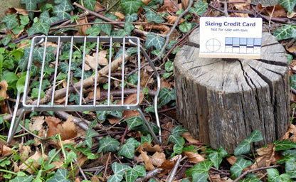 Folding Pan Stand - Bushcraft style - Small Folding Fire Grill Huggins Attic    [Huggins attic]